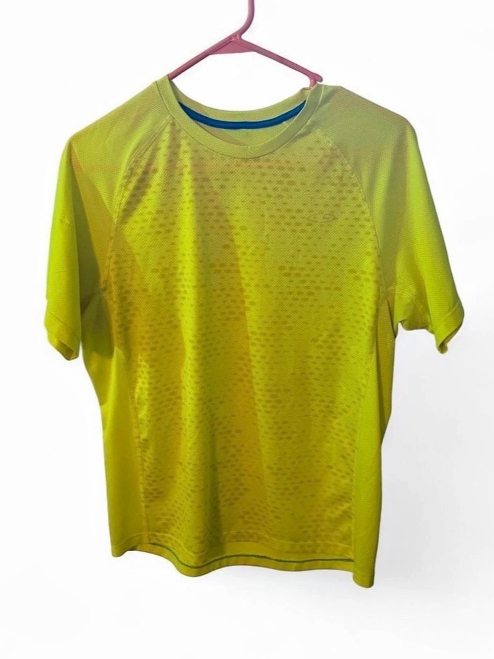Champion Duo Dry Athletic T-Shirt Men's Yellow Medium
